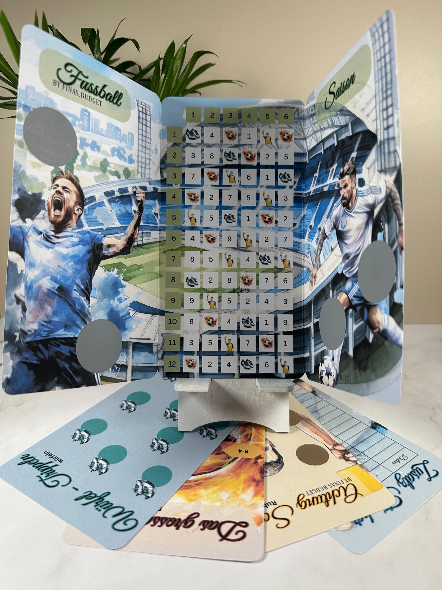 Bingo "Fussball" mit Zusatzkarten