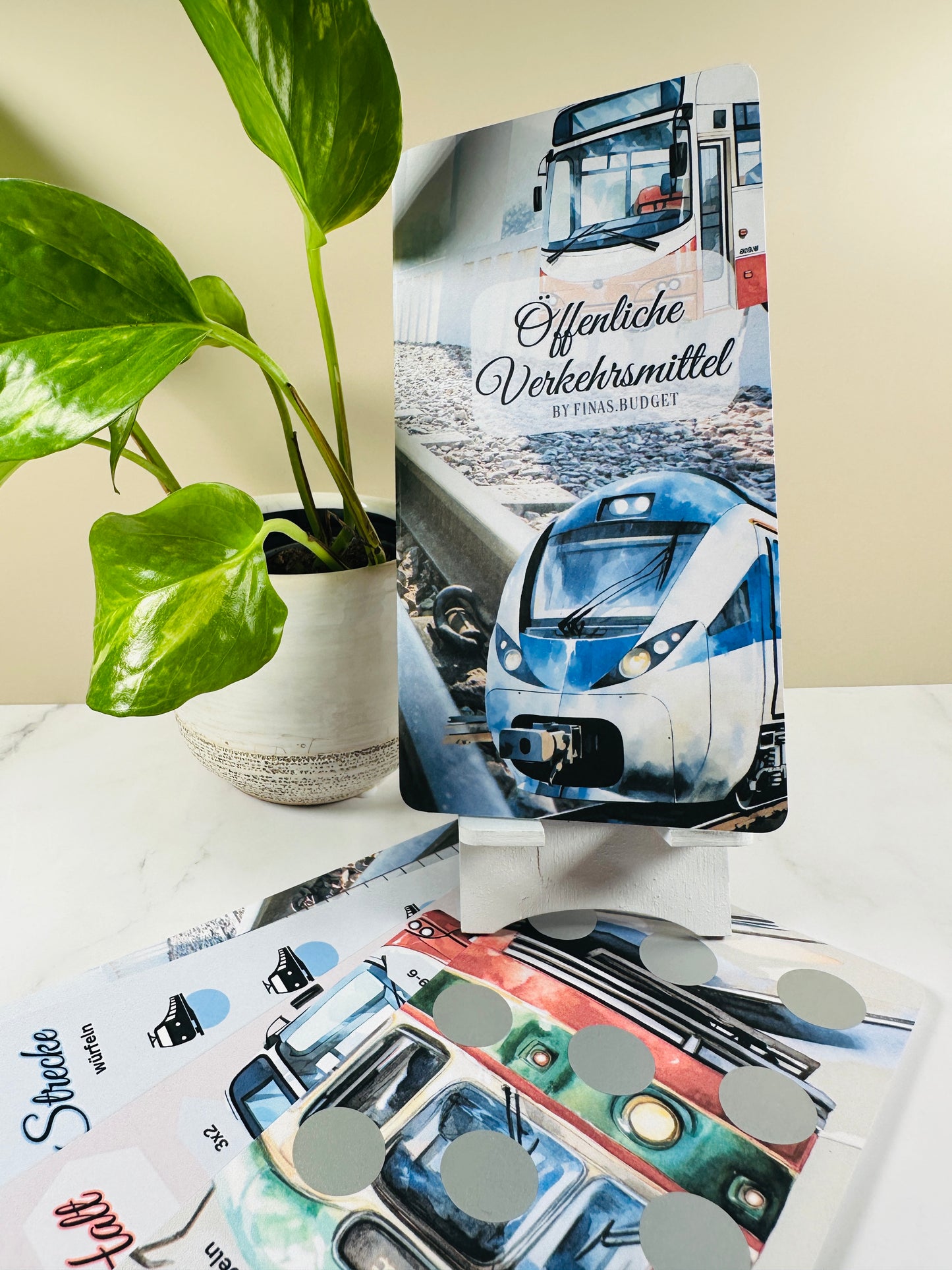 Bingo "Öffentlicher Verkehr" mit Zusatzkarten