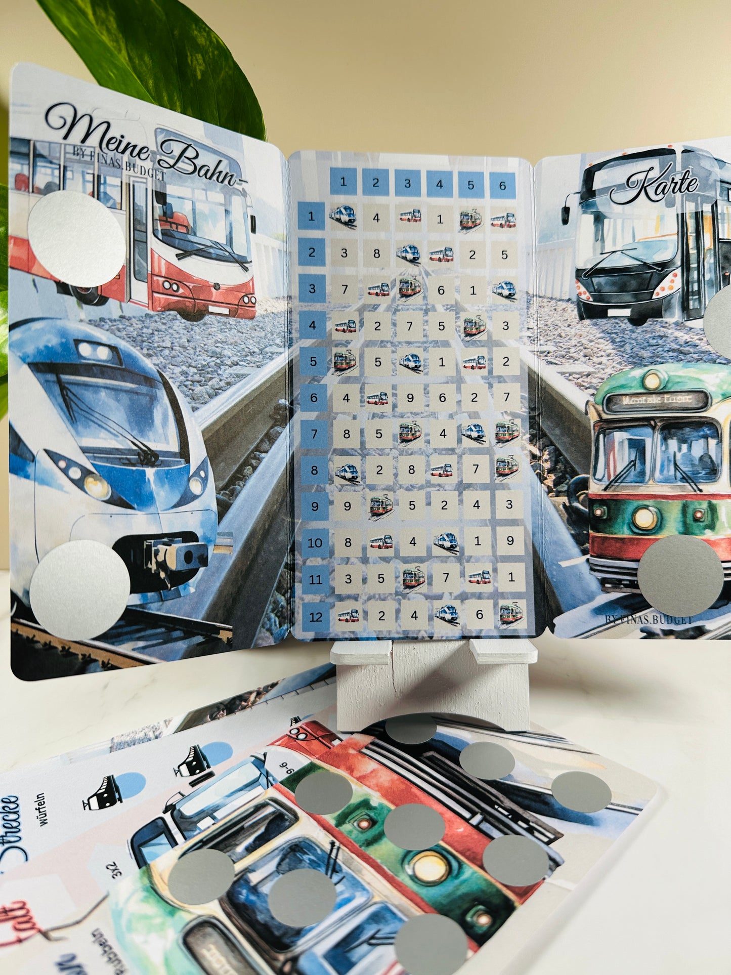 Bingo "Öffentlicher Verkehr" mit Zusatzkarten
