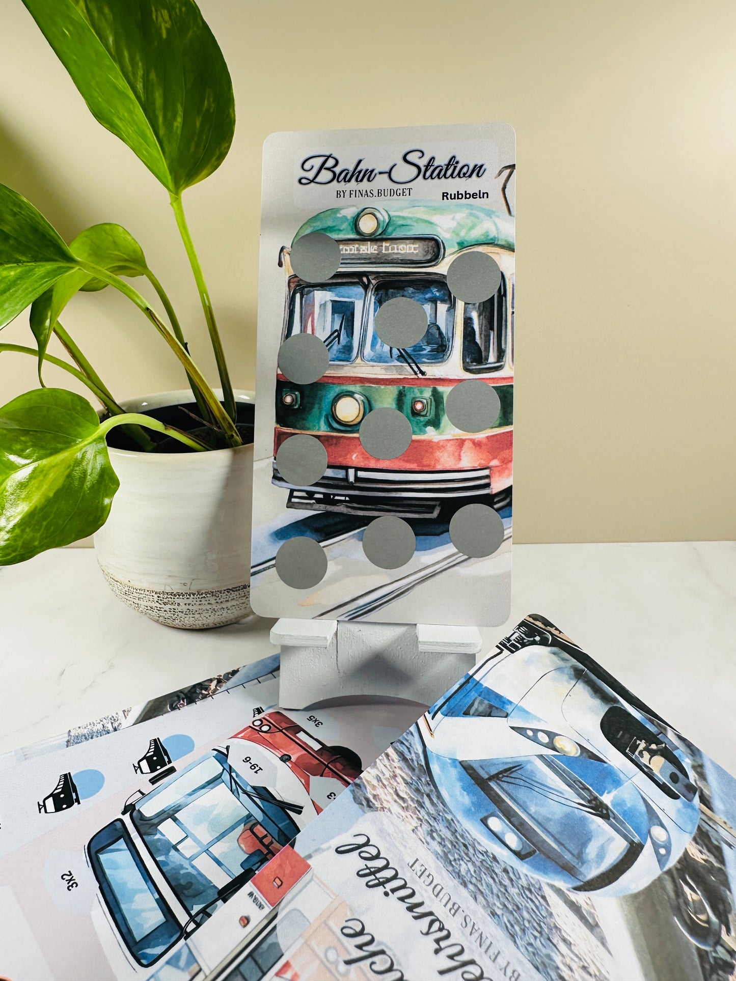 Bingo "Öffentlicher Verkehr" mit Zusatzkarten