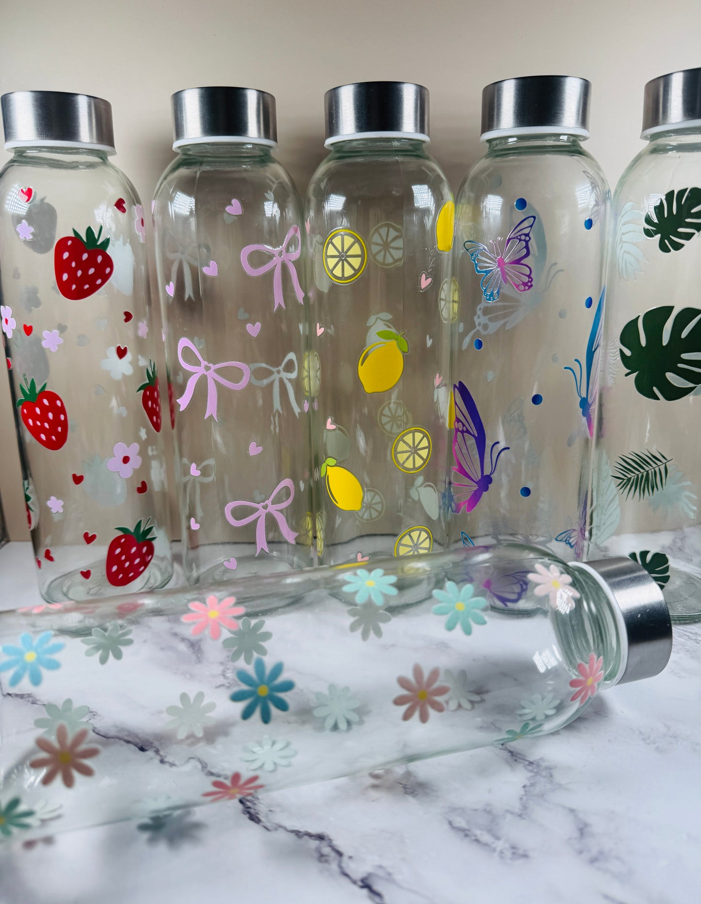 Wasserflasche "Verschiedene Designs"