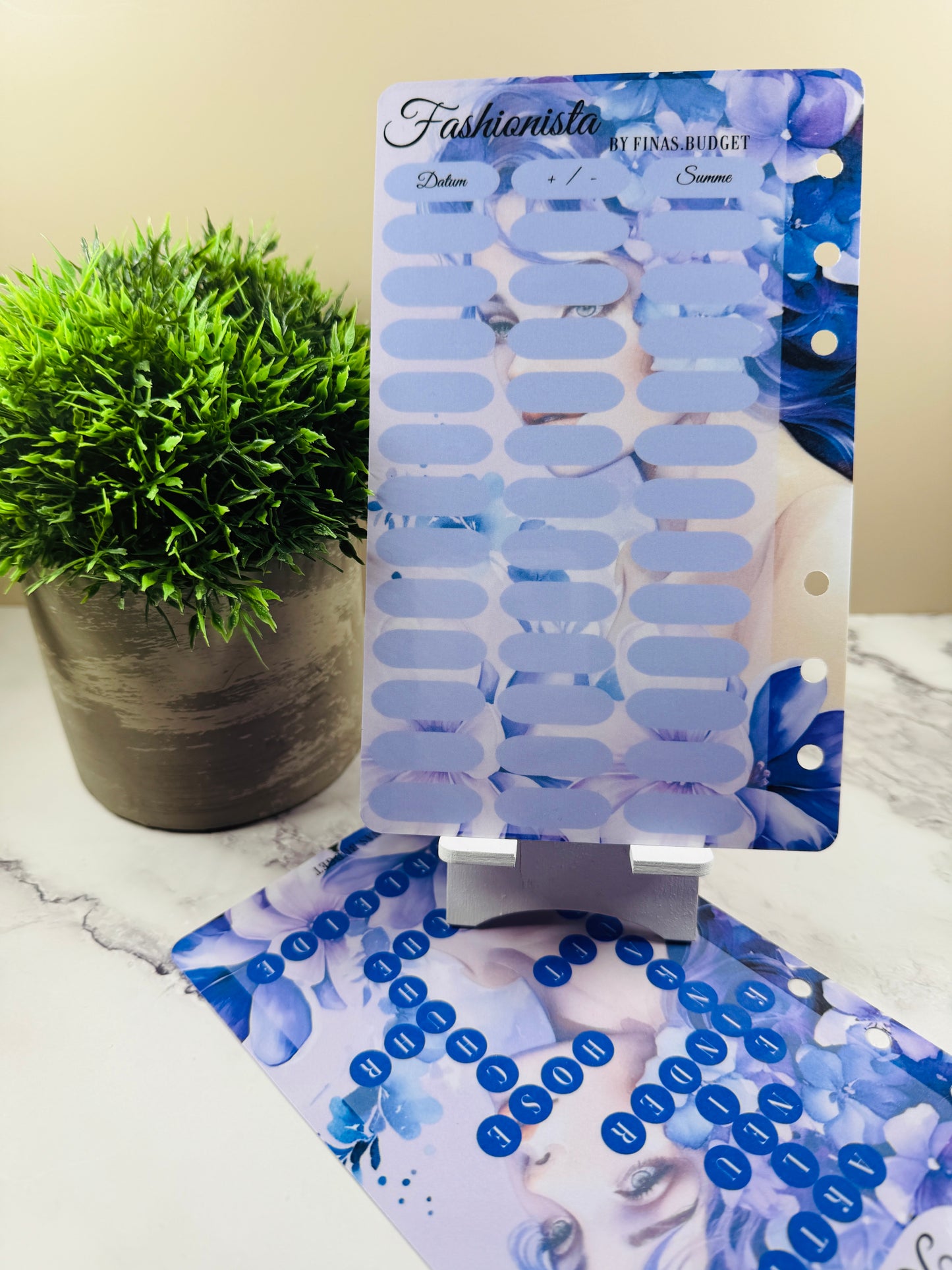 Challenge Spar Rätsel "Violett Fashion" zum einheften A6