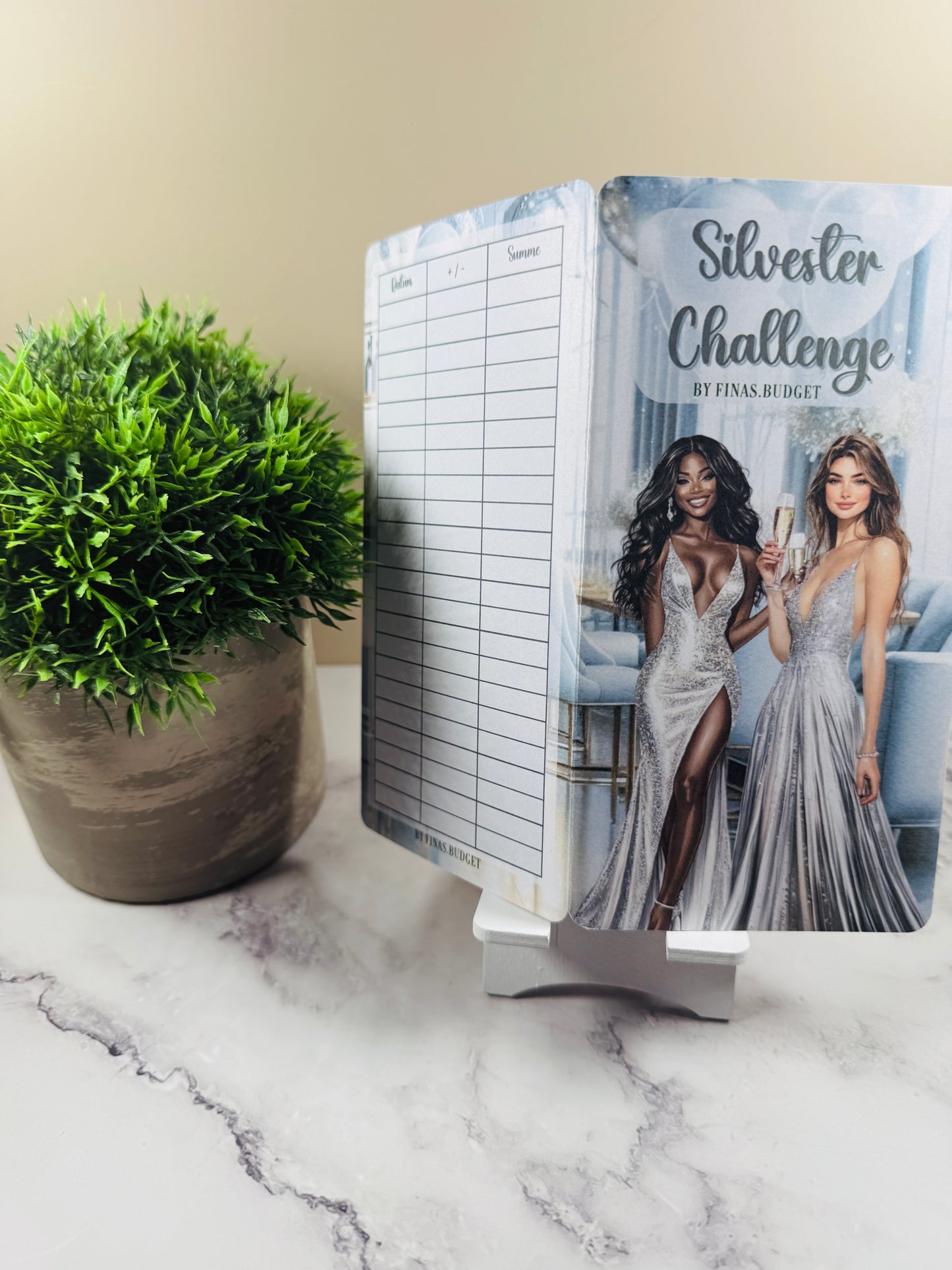 Challenge Klappkarte "Silvester"