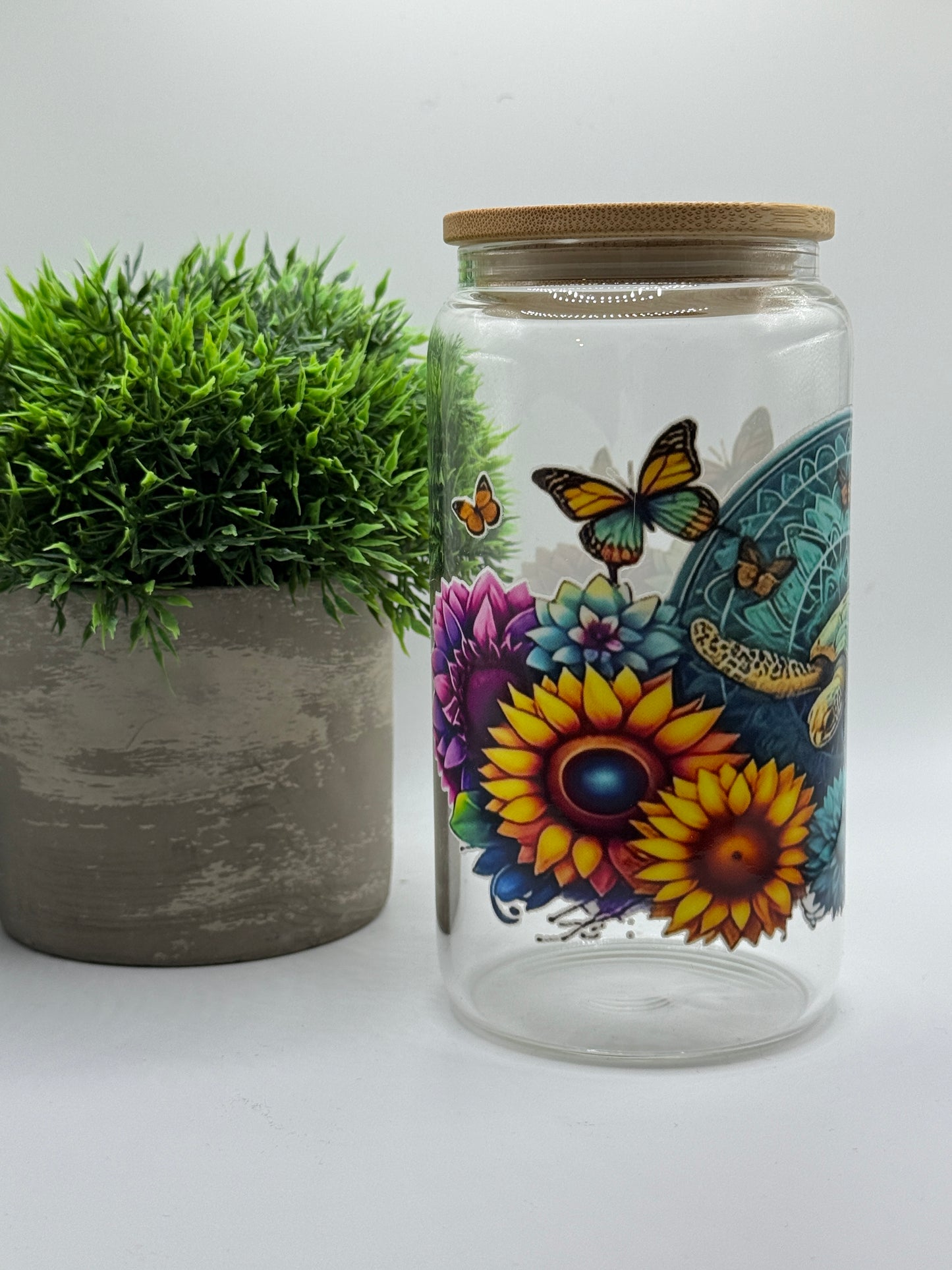 Trinkglas "Schildkröte" 16oz (473ml)