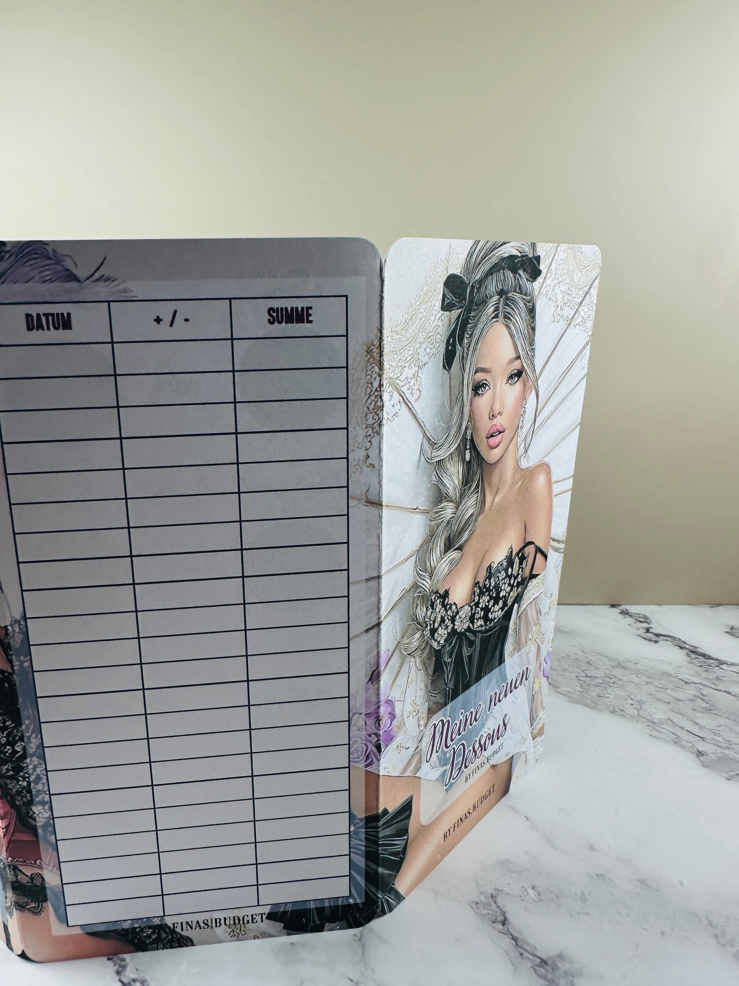 Meine neuen Dessous 3er Klappkarte