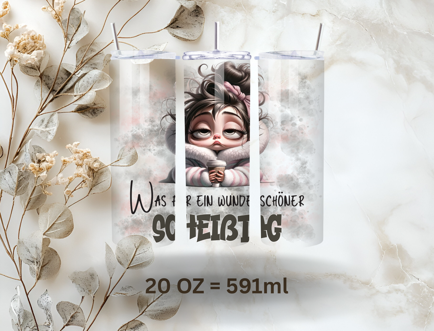 Tumbler 20oz (591ml) "Scheisstag"