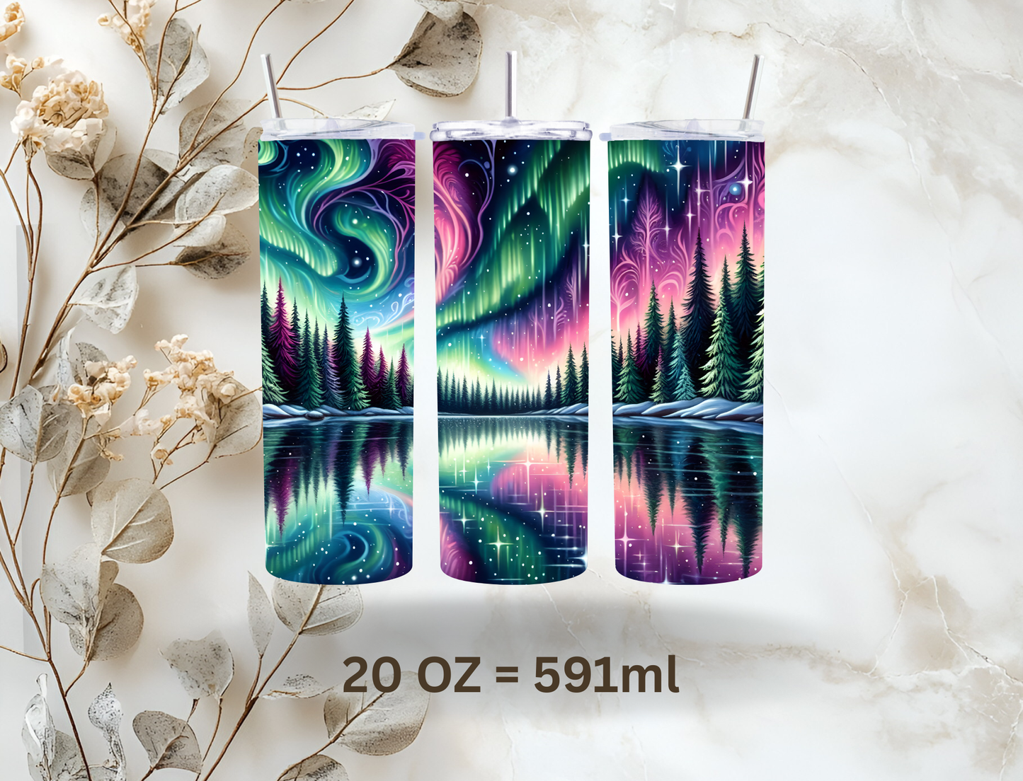 Tumbler 20oz (591ml) "Aurora"