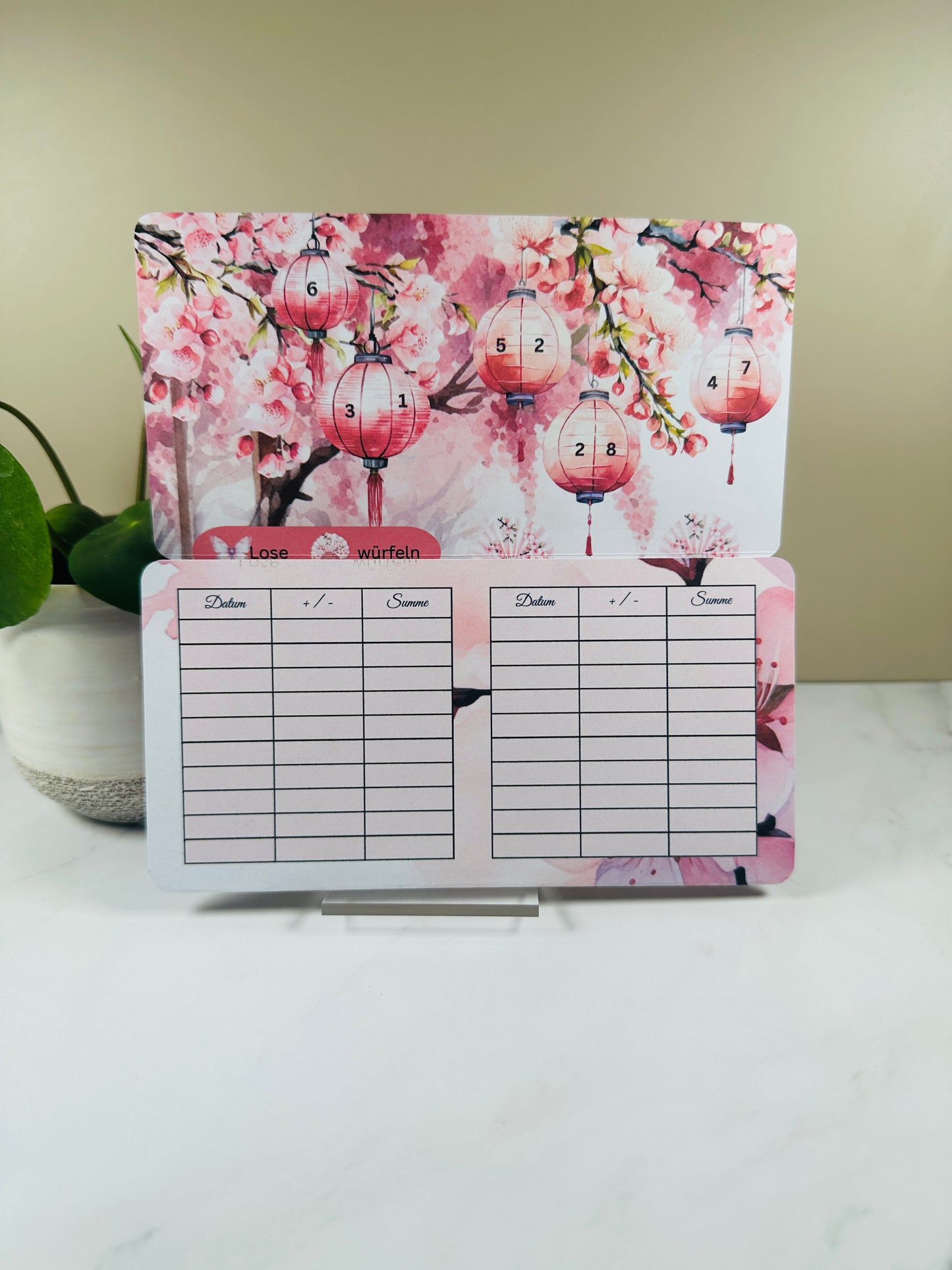 Challenge "Cherry Blossom" A6 Querformat