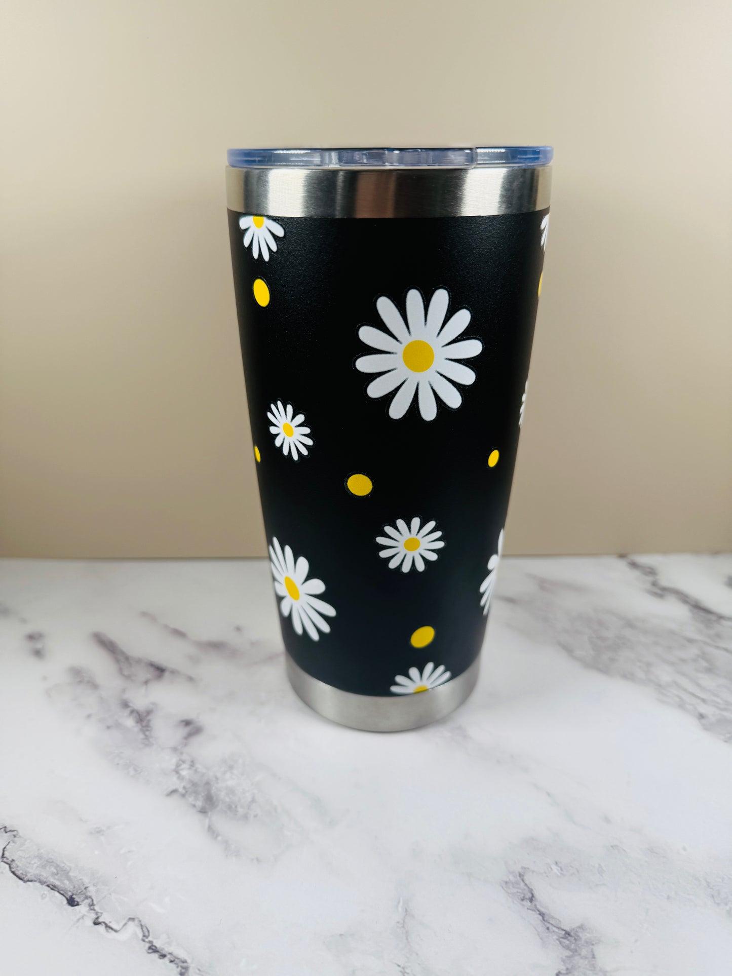 Thermobecher Schwarz "Verschiedene Designs"