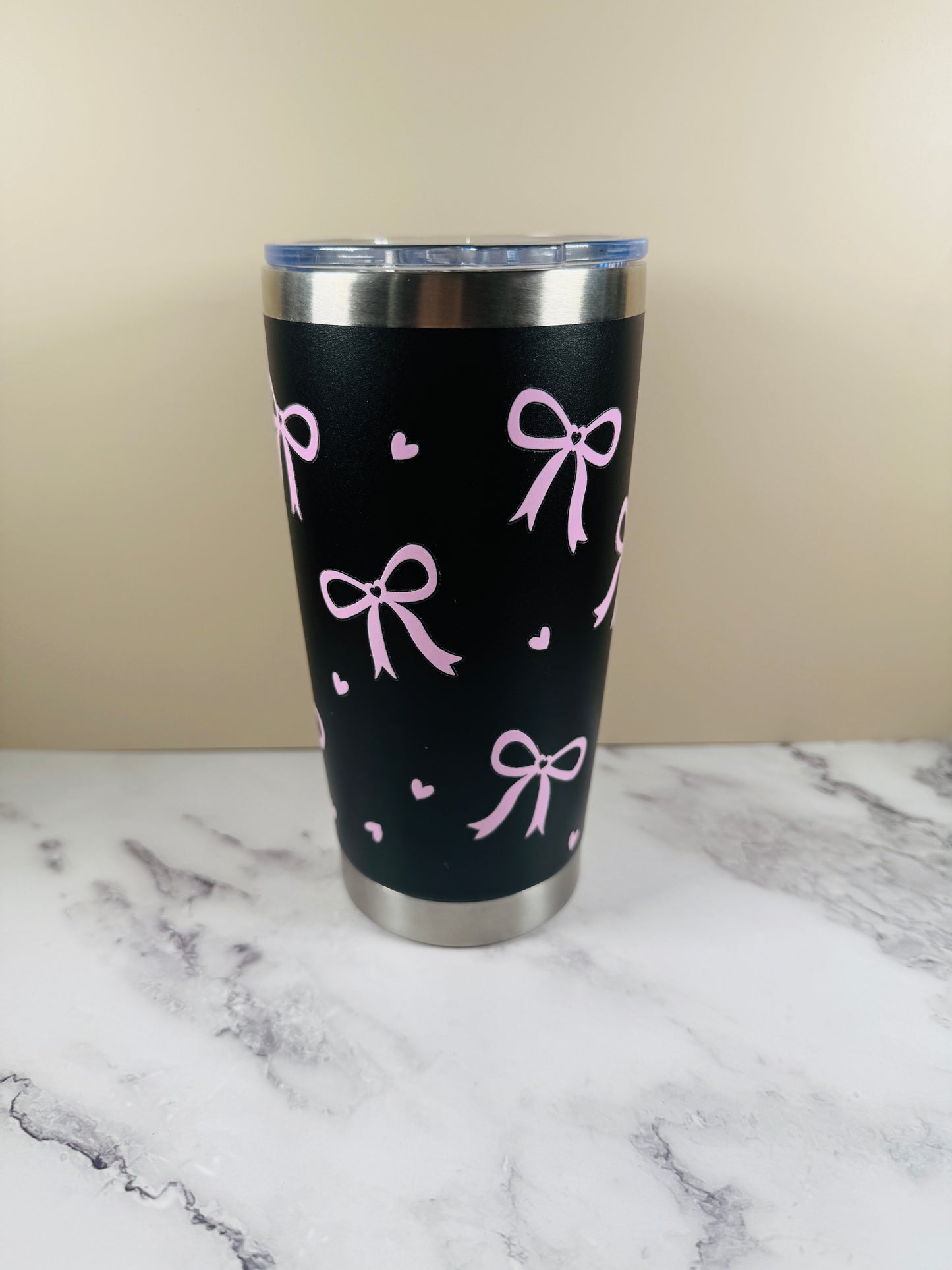 Thermobecher Schwarz "Verschiedene Designs"