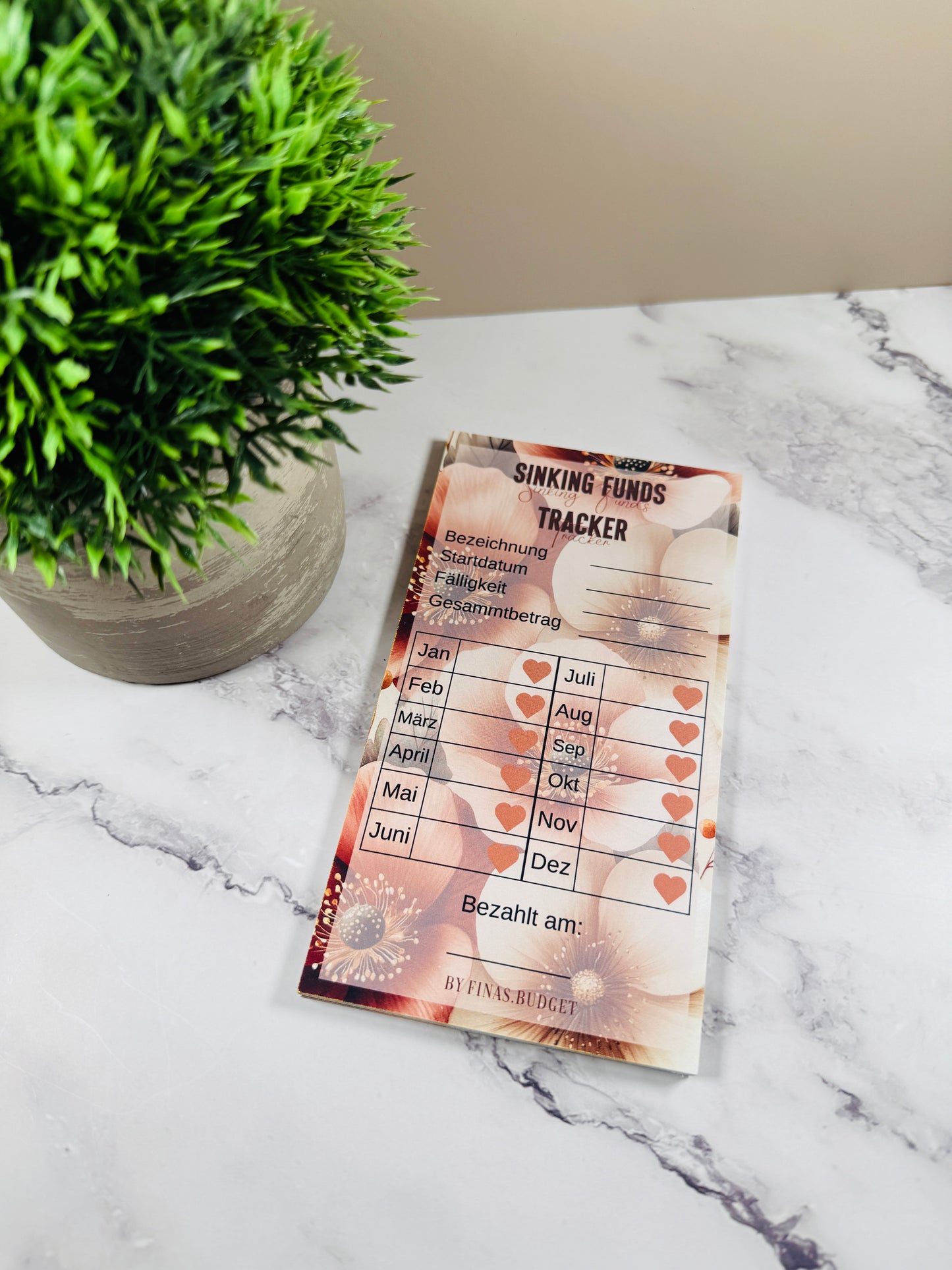 Sinking Funds Block 20 Blatt