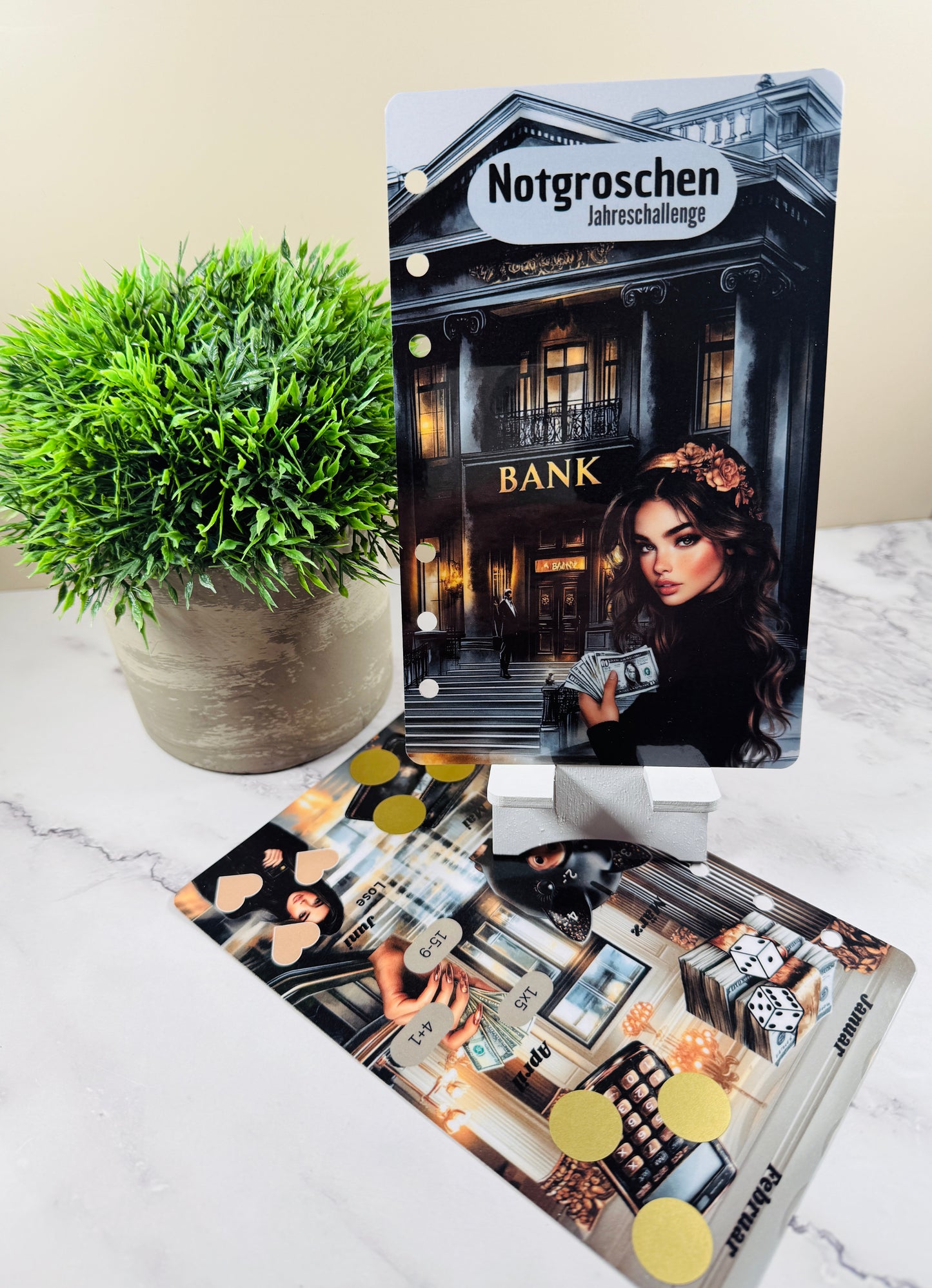 Jahreschallenge Mini A6 "Notgroschen"