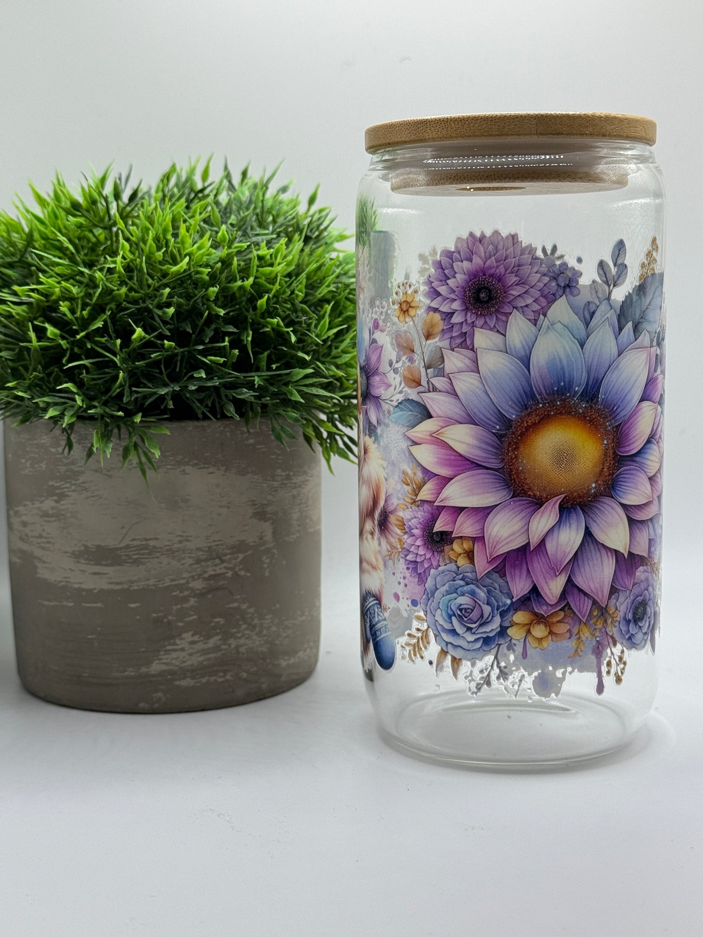 Trinkglas "Winter Girl" 16oz (473ml)
