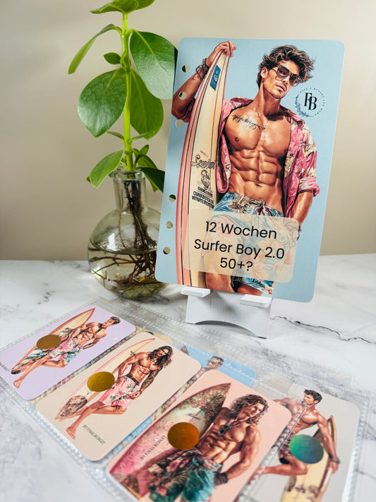 Challenge A6 zum einheften "Surf Boys 12 Wochen"