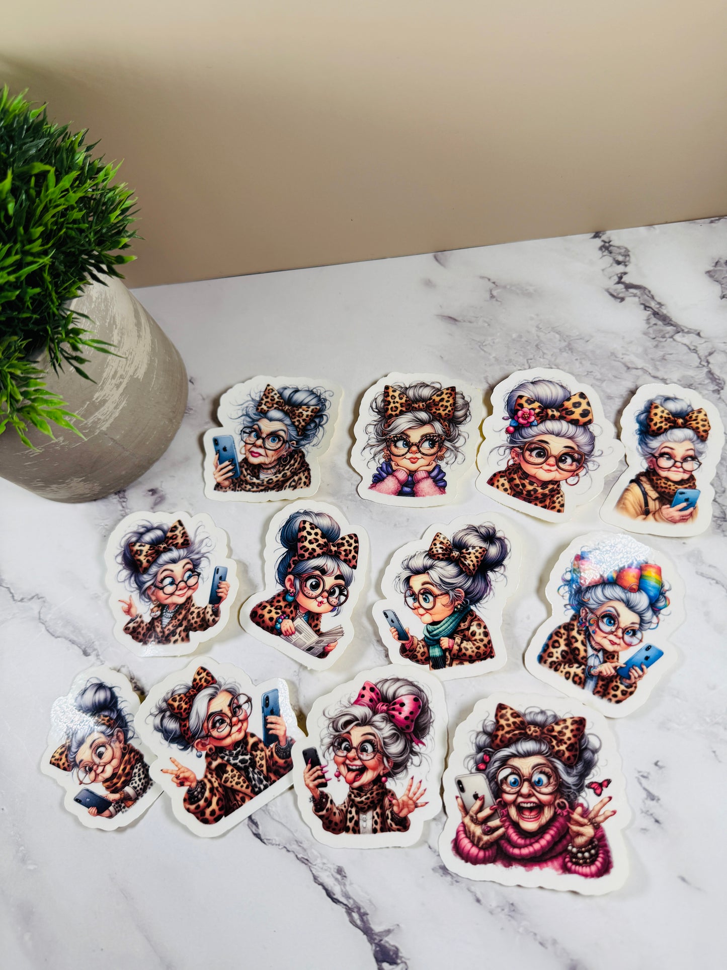 Sticker-Set – Leo Omas