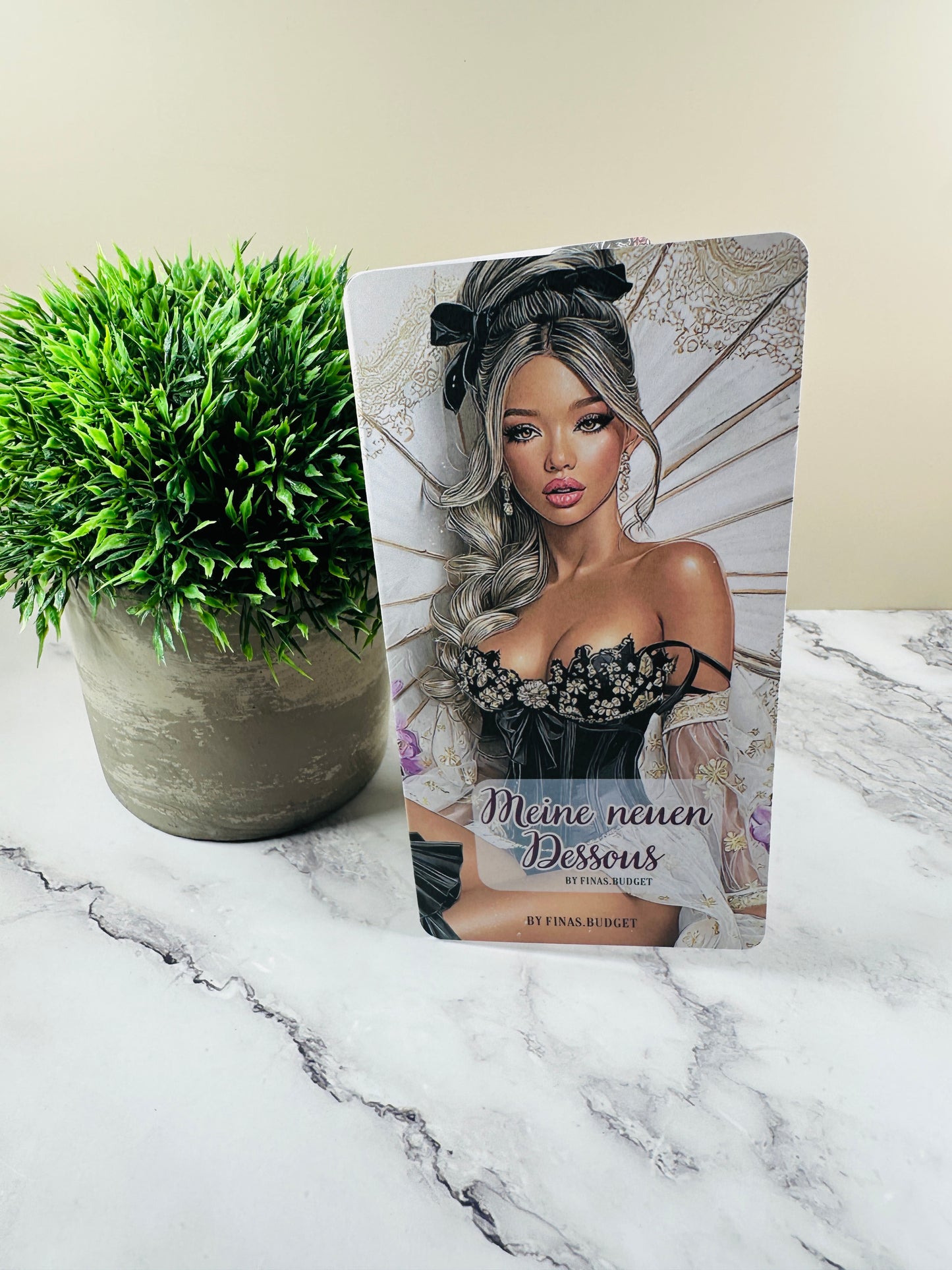 Meine neuen Dessous 3er Klappkarte