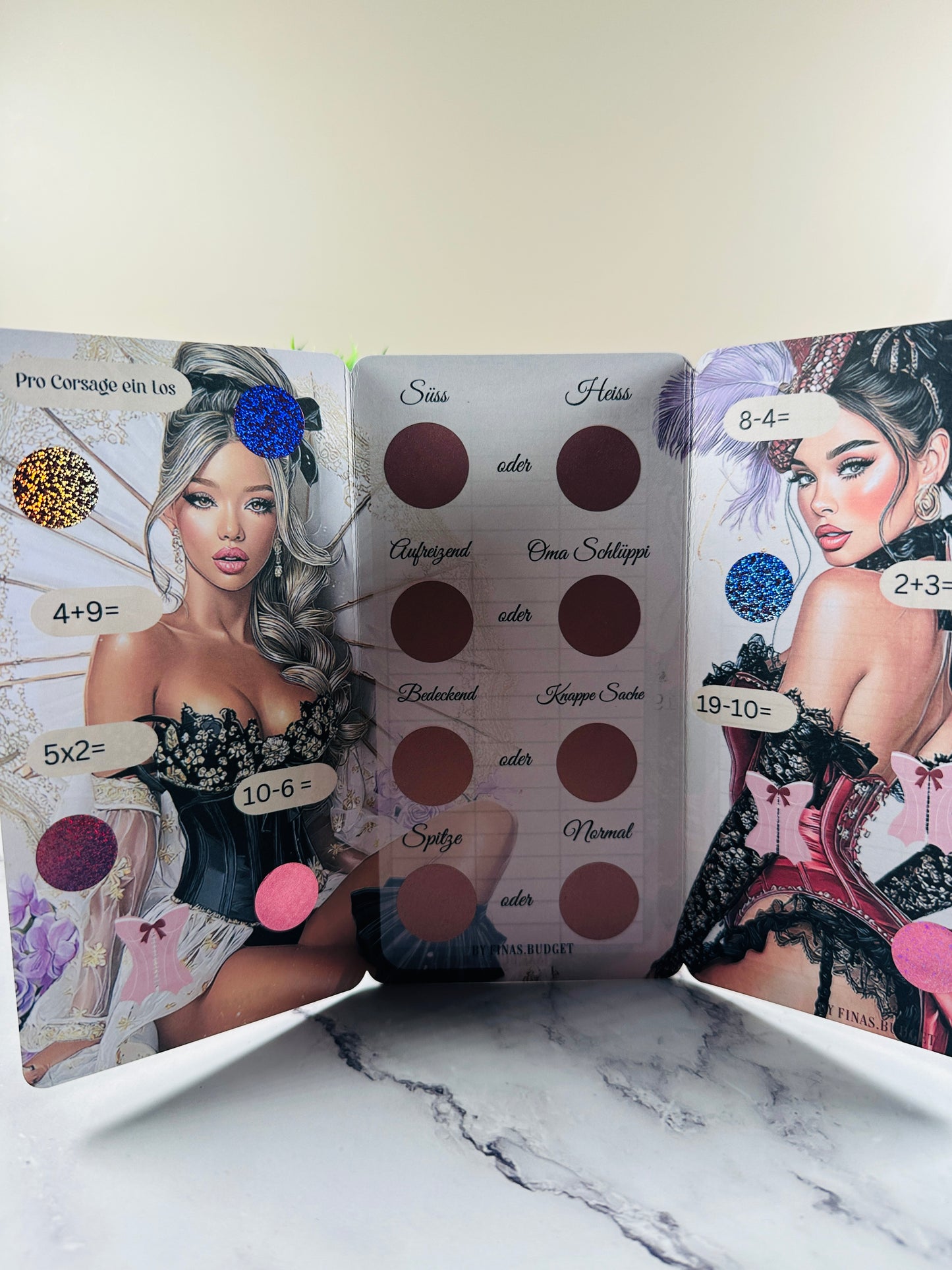 Meine neuen Dessous 3er Klappkarte