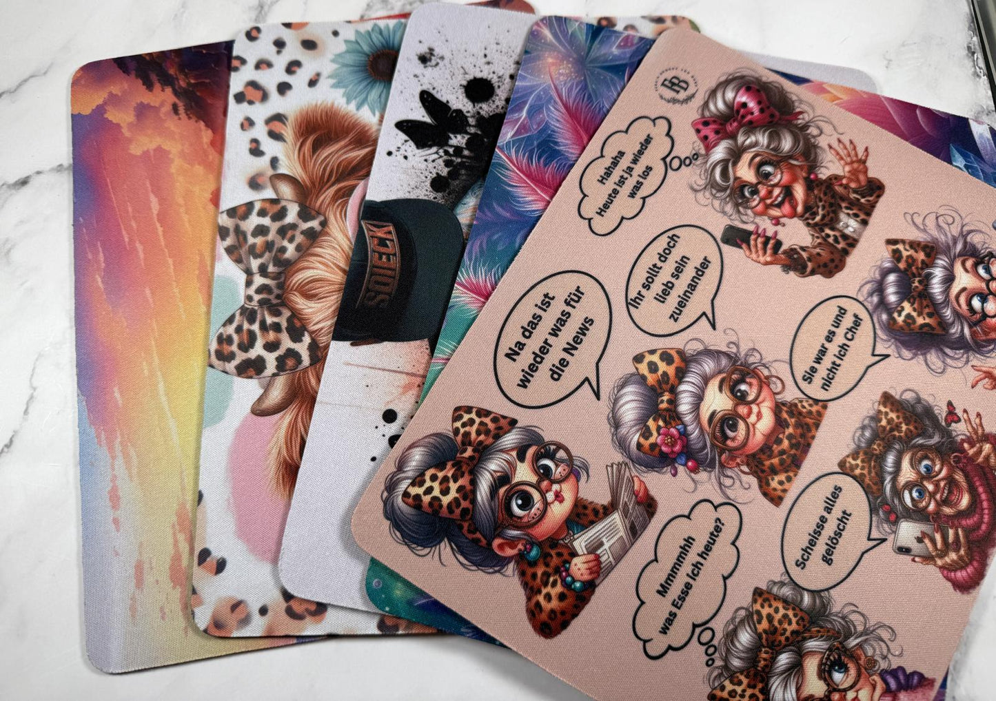 Mousepad – verschiedene Designs
