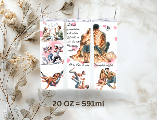 Tumbler 20oz (591ml) "Love"