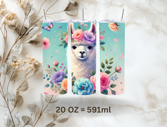 Tumbler 20oz (591ml) "Lama Gisela"