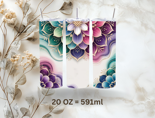 Tumbler 20oz (591ml) "Mandala"