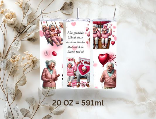 Tumbler 20oz (591ml) "Old Love Never Stop"