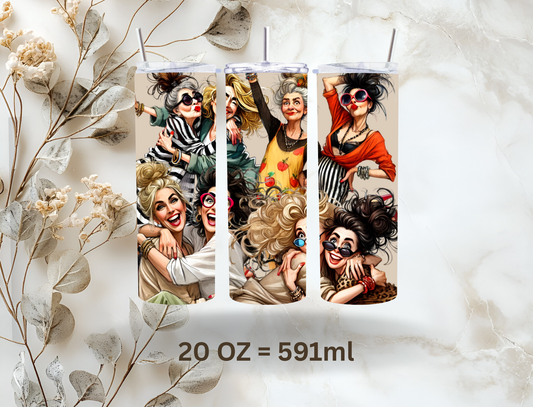 Tumbler 20oz (591ml) "Friends"