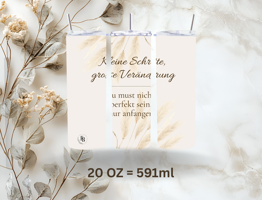 Tumbler 20oz (591ml) "Motivation"