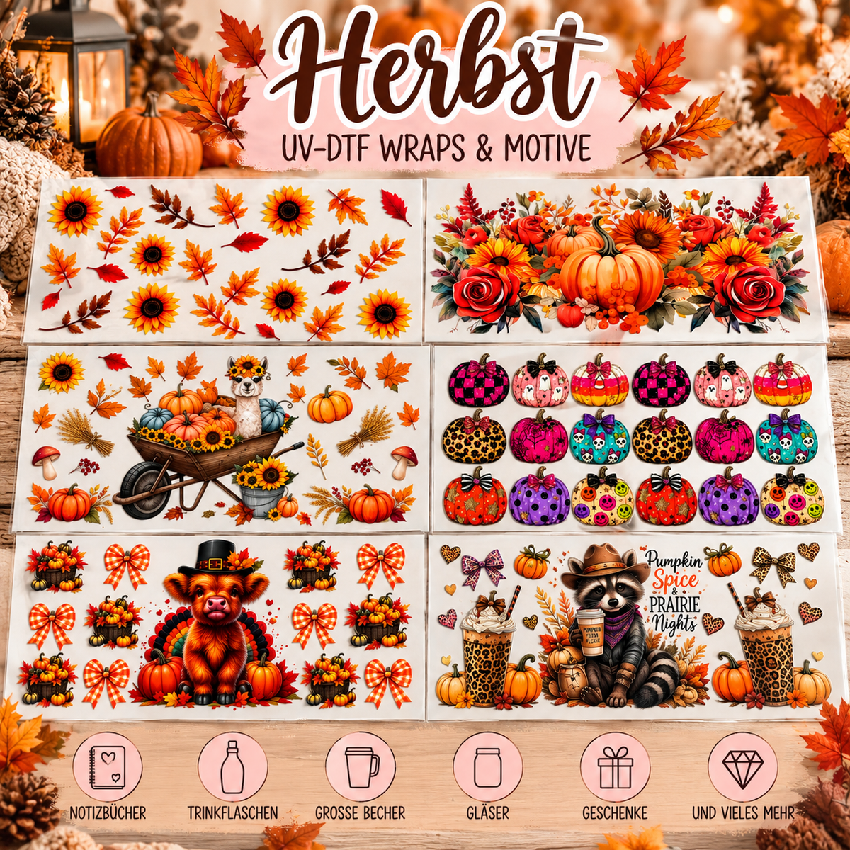 Herbst – UV-DTF Wraps & Motive