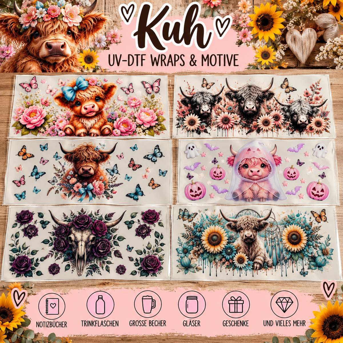 Kuh – UV-DTF Wraps & Motive